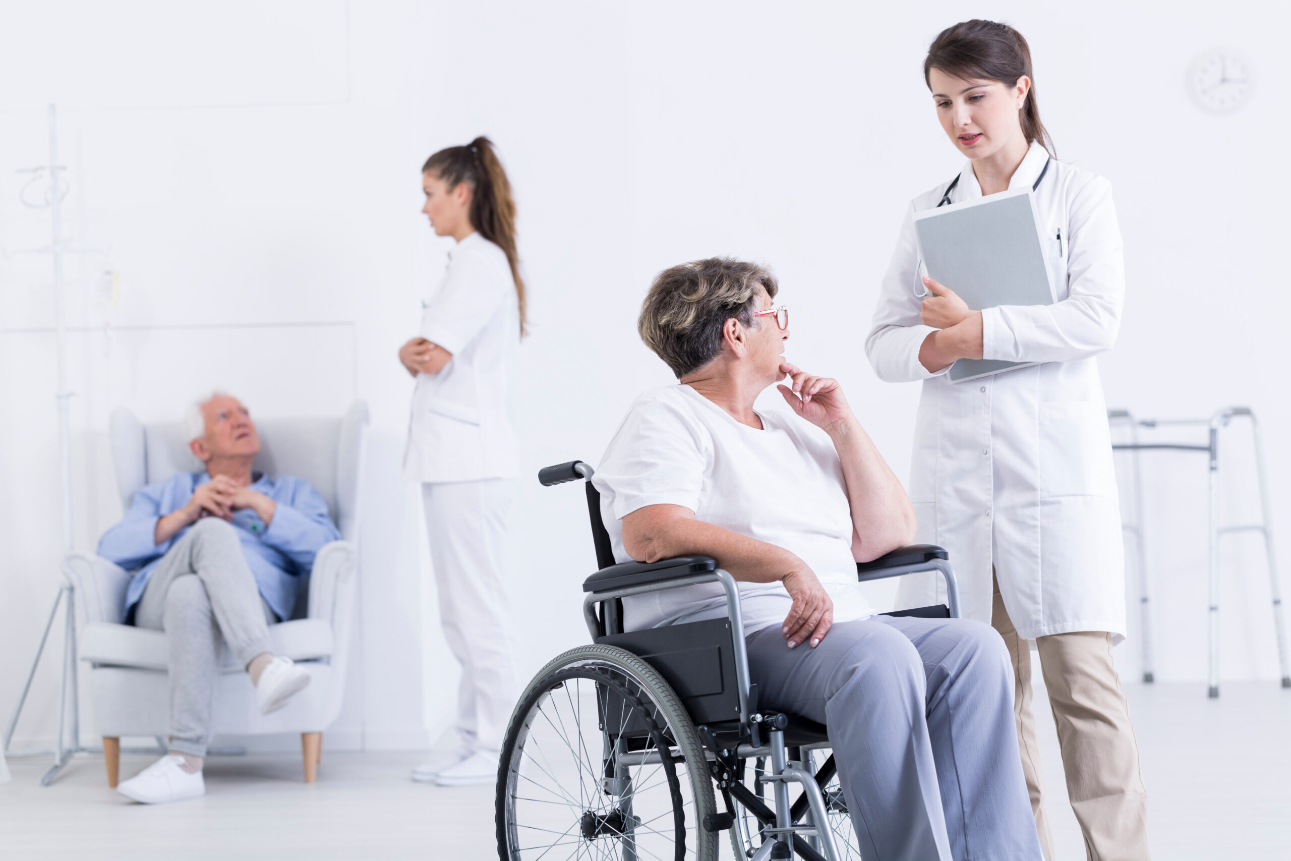 Portrait of a smiling family on an autumns day